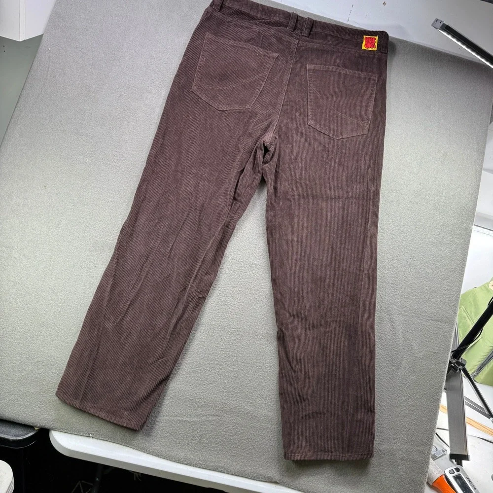 Empyre Relax Corduroy Pants Mens 36 Brown Baggy Loose‎ Fit Skate Streetwear